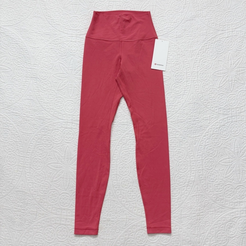 Lululemon Alignβ High-Rise Pant Leggings (28" Inseam), Desert Red Sz 4